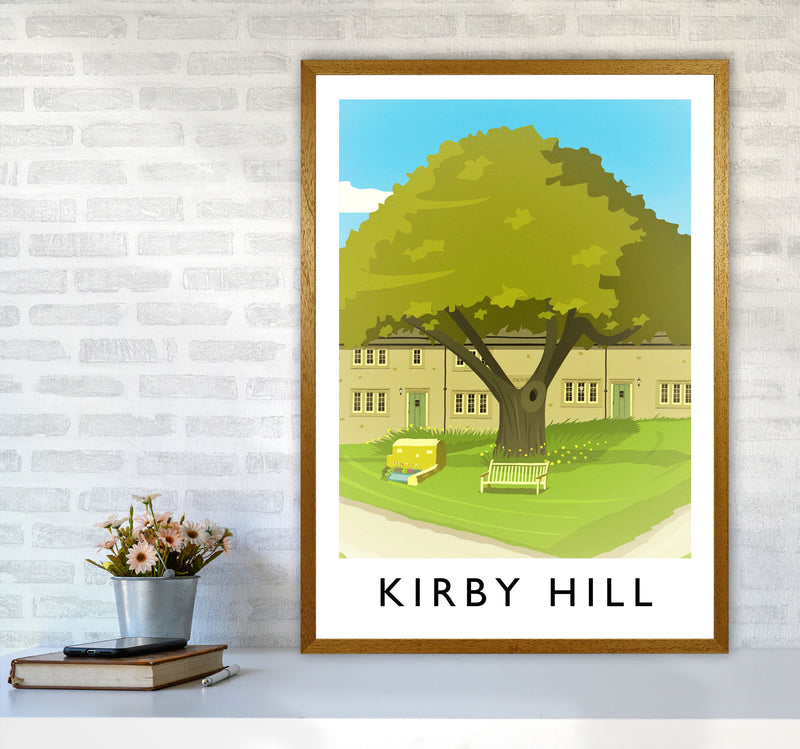 Kirby Hill portrait Travel Art Print by Richard O'Neill A1 Print Only