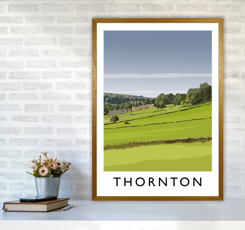 Thornton portrait Travel Art Print by Richard O'Neill A1 Print Only