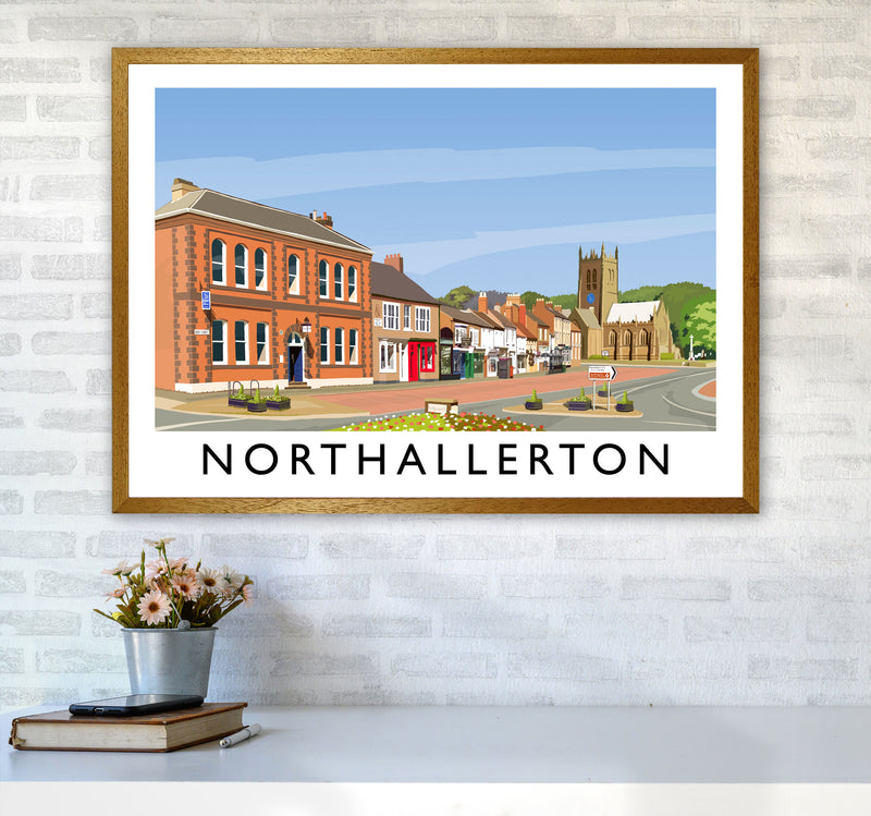 Northallerton 5 Travel Art Print by Richard O'Neill A1 Print Only