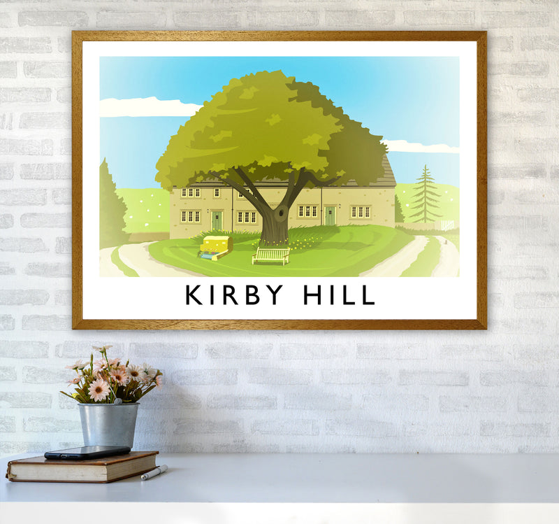 Kirby Hill Travel Art Print by Richard O'Neill A1 Print Only