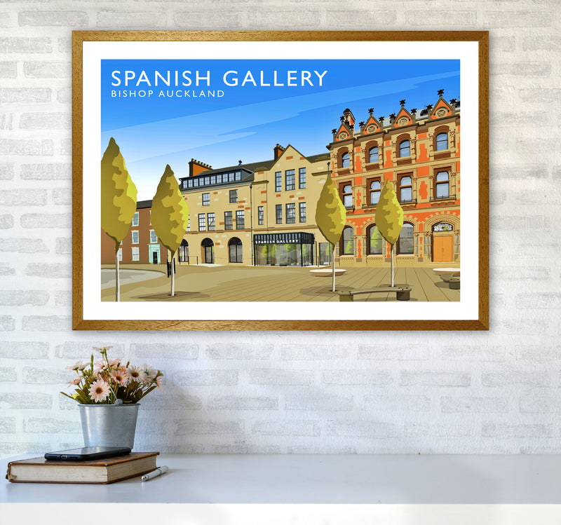 Spanish Gallery Travel Art Print by Richard O'Neill A1 Print Only