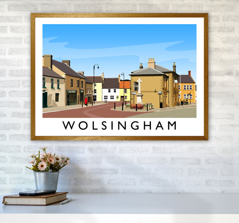 Wolsingham 2 Travel Art Print by Richard O'Neill A1 Print Only