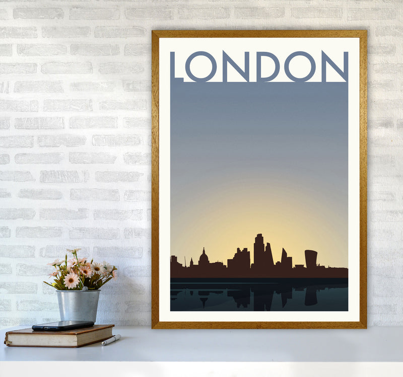 London 4 (Day) Travel Art Print by Richard O'Neill A1 Print Only