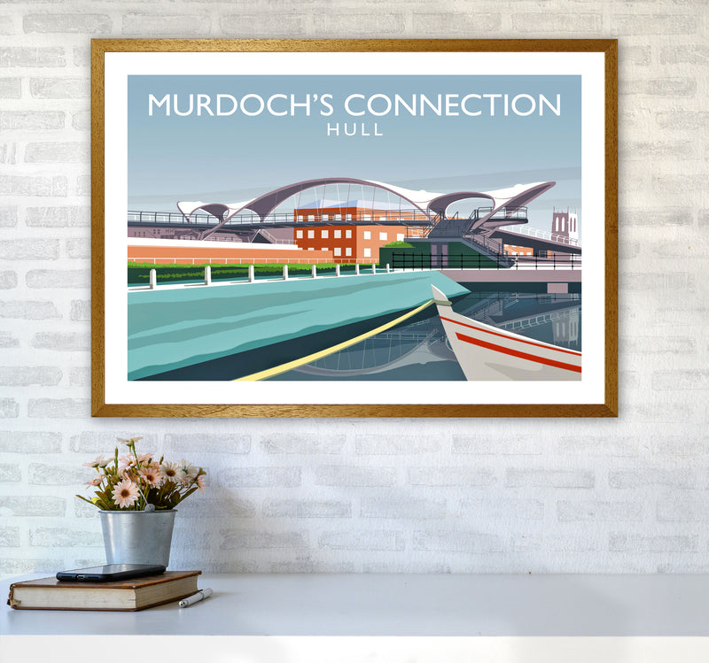 Murdoch's Connection Travel Art Print by Richard O'Neill A1 Print Only