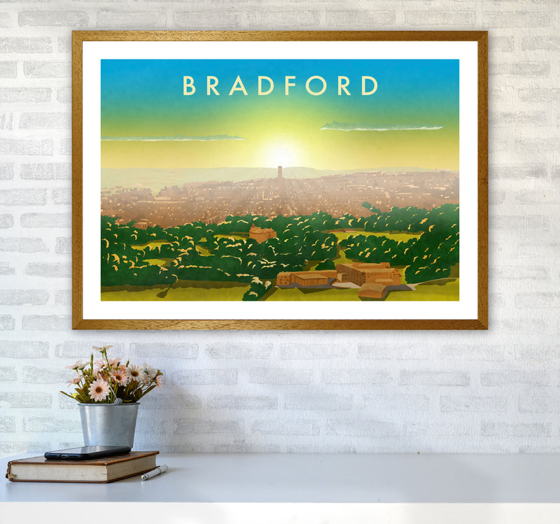 Bradford 2 Travel Art Print by Richard O'Neill A1 Print Only