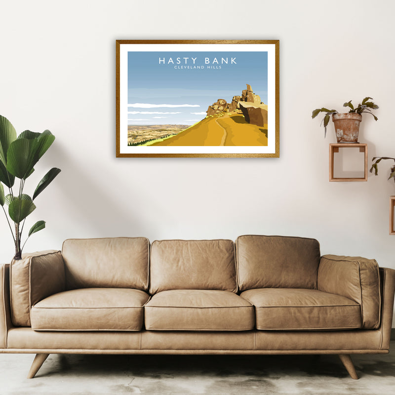 Hasty Bank Travel Art Print by Richard O'Neill A1 Print Only