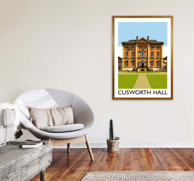 Cusworth Hall Framed Digital Art Print by Richard O'Neill A1 Print Only