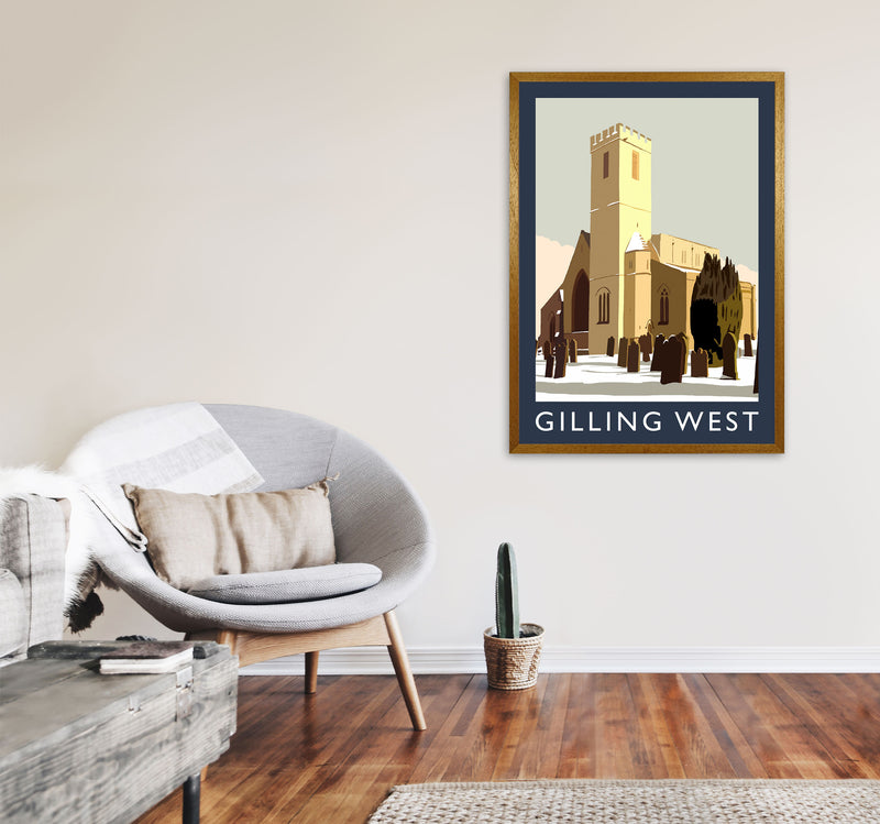 Gilling West Art Print by Richard O'Neill A1 Print Only
