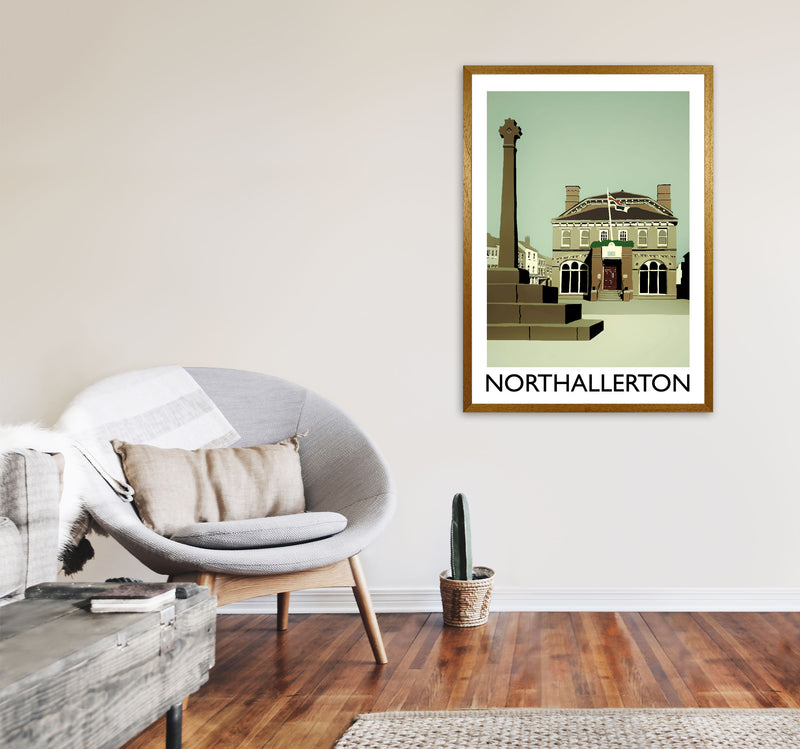 Northallerton Art Print by Richard O'Neill A1 Print Only
