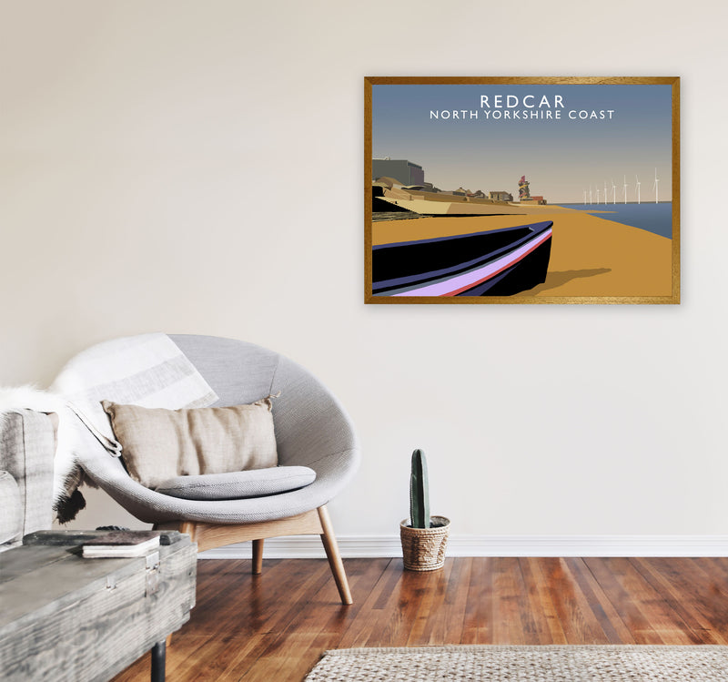 Redcar North Yorkshire Coast Art Print by Richard O'Neill A1 Print Only