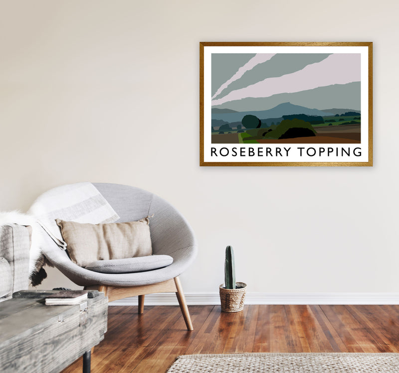 Roseberry Topping Art Print by Richard O'Neill A1 Print Only