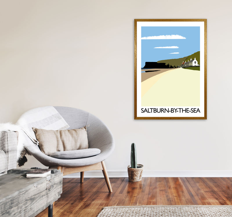 Saltburn-By-The-Sea Art Print by Richard O'Neill A1 Print Only