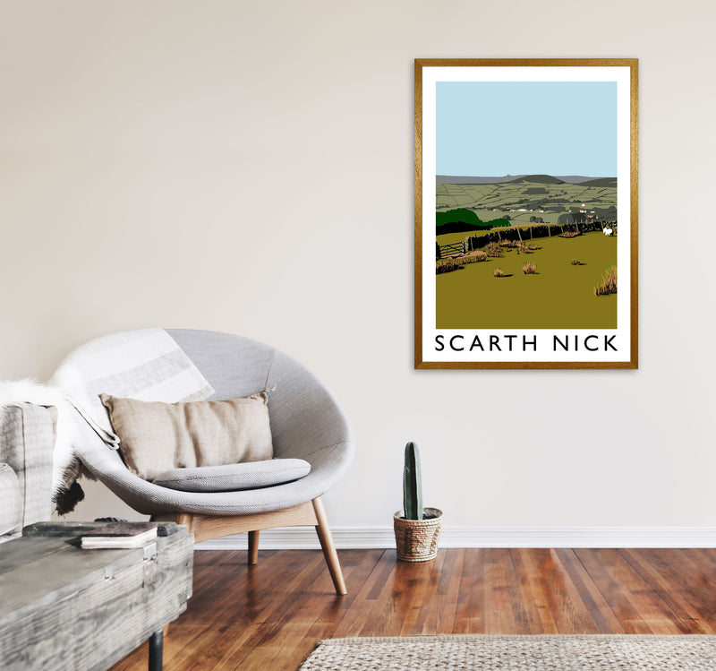 Scarth Nick Art Print by Richard O'Neill A1 Print Only