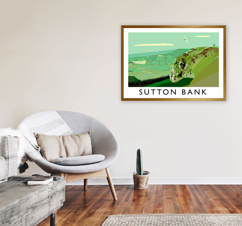 Sutton Bank Art Print by Richard O'Neill A1 Print Only