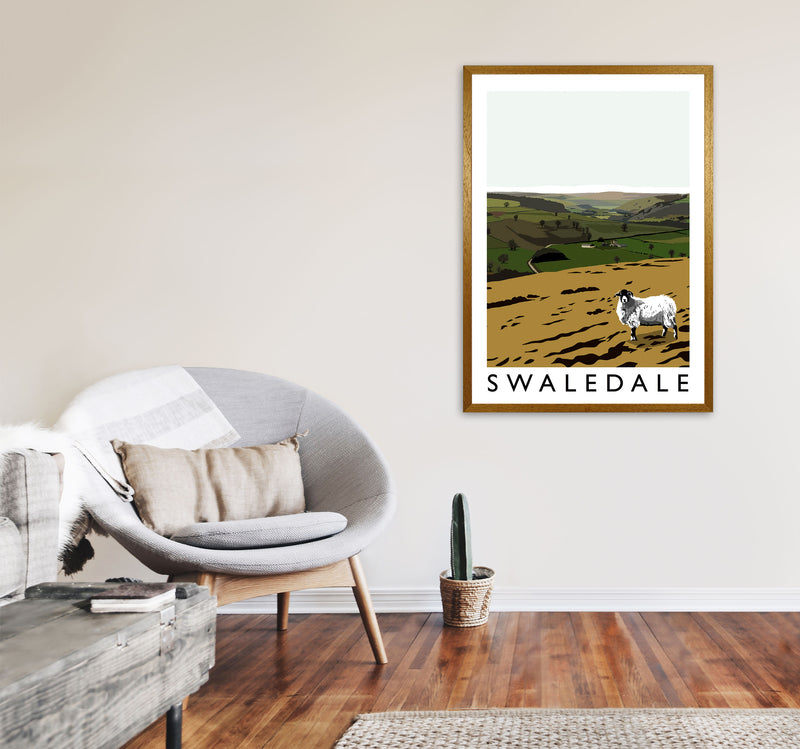 Swaledale Art Print by Richard O'Neill A1 Print Only