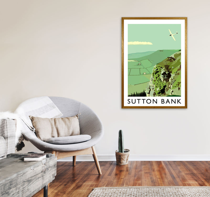 Sutton Bank Art Print by Richard O'Neill A1 Print Only