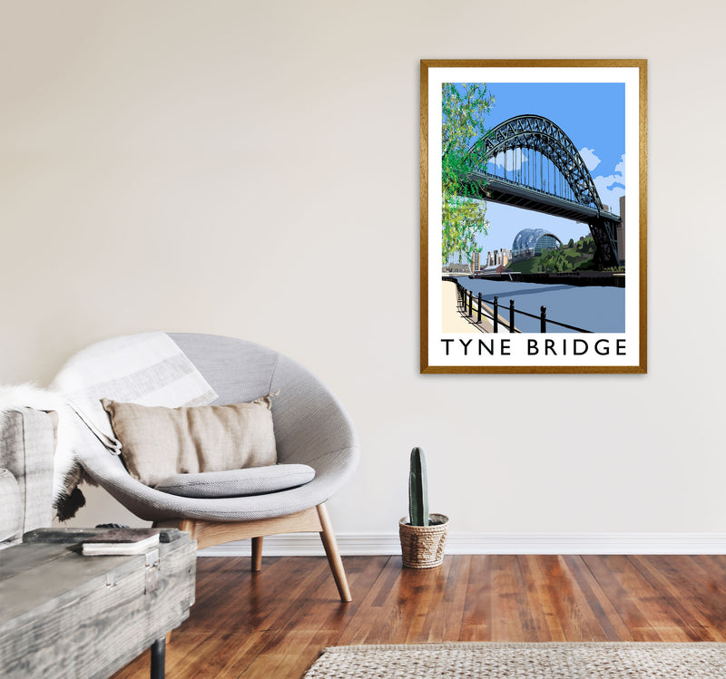 Tyne Bridge Art Print by Richard O'Neill A1 Print Only
