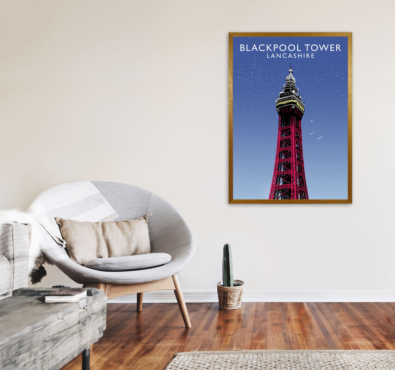 Blackpool Tower by Richard O'Neill A1 Print Only