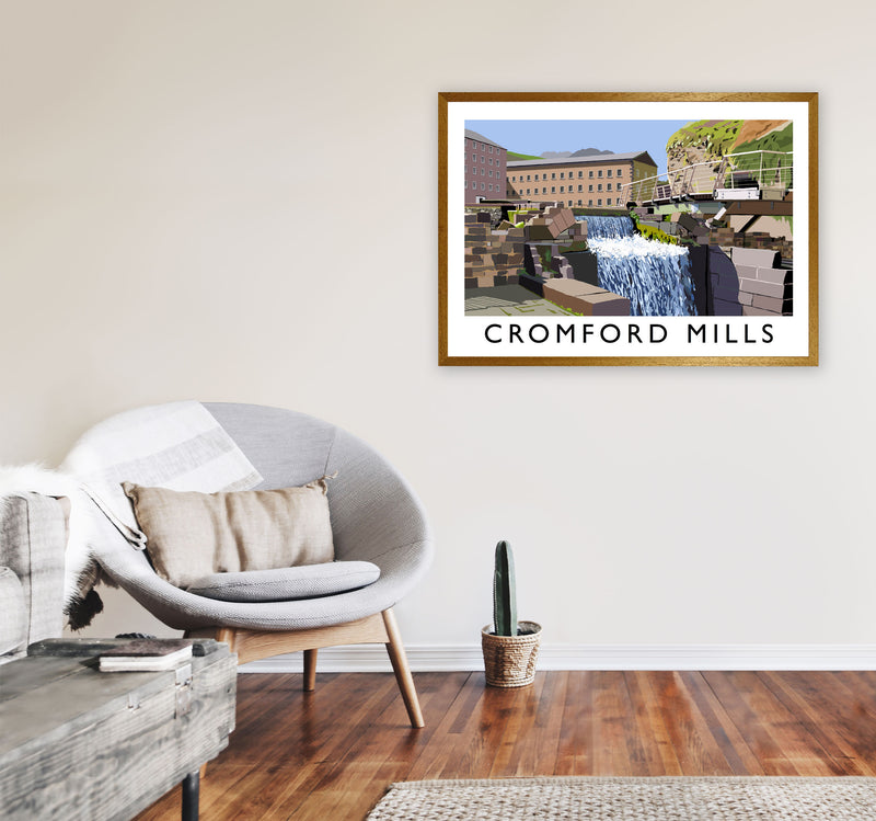 Cromford Mills by Richard O'Neill A1 Print Only