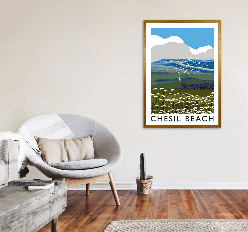 Chesil Beach by Richard O'Neill A1 Print Only