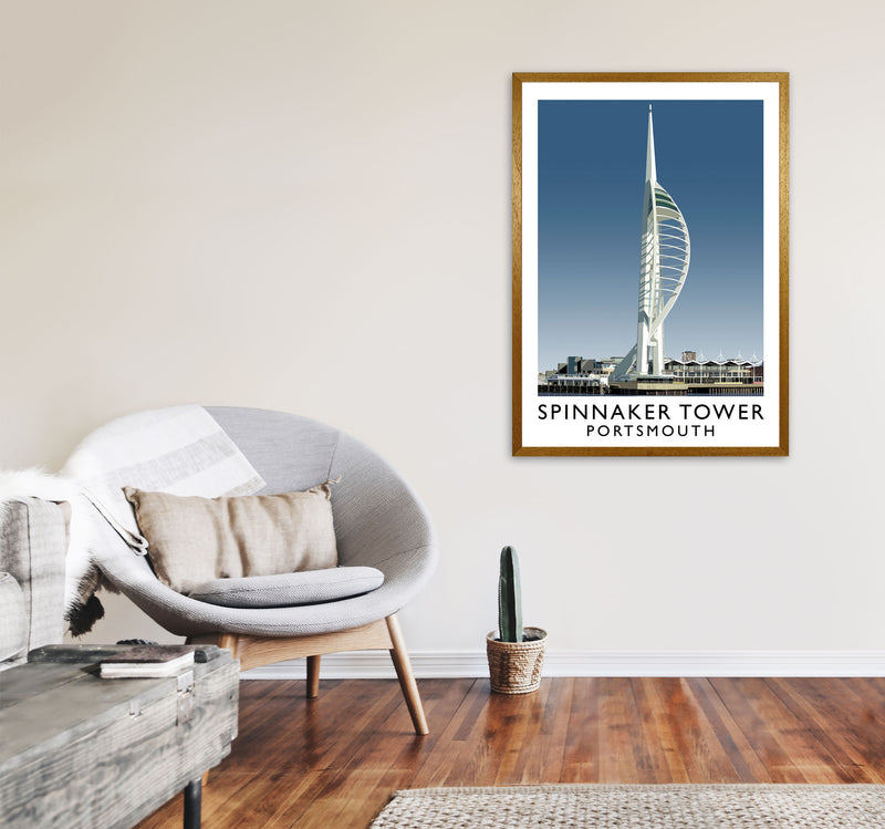 Spinnaker Tower by Richard O'Neill A1 Print Only