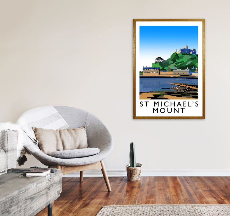 St Michael's Mount by Richard O'Neill A1 Print Only