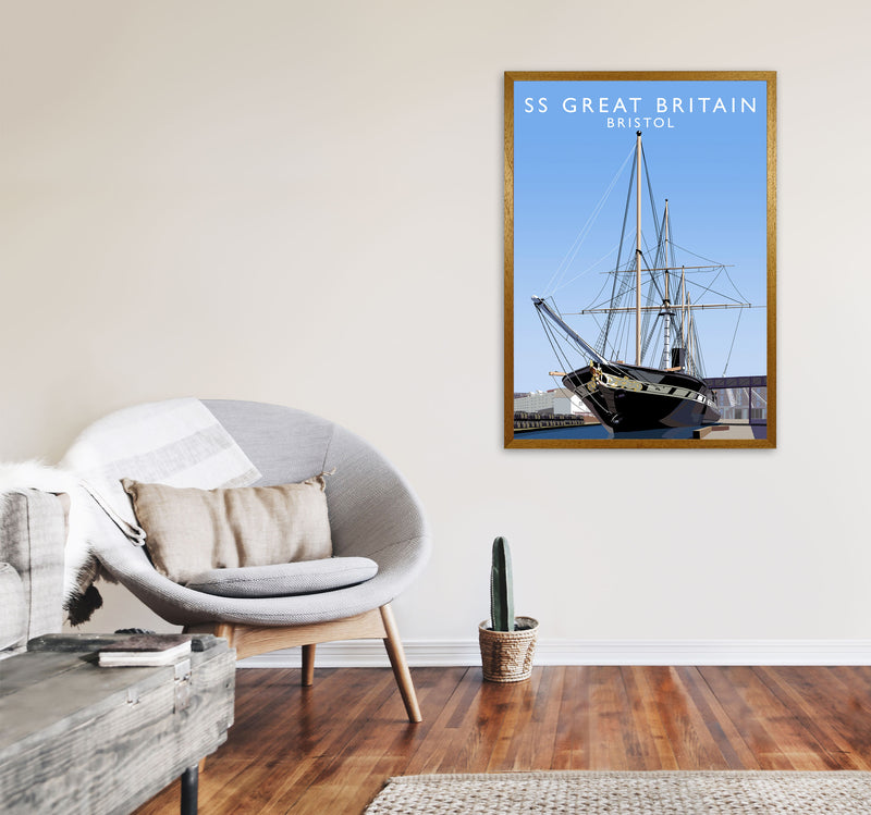 SS Great Britain Bristol Art Print by Richard O'Neill A1 Print Only