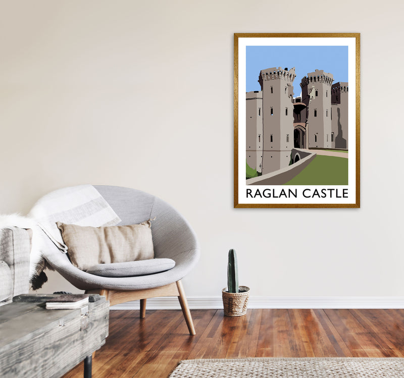 Raglan Castle by Richard O'Neill A1 Print Only