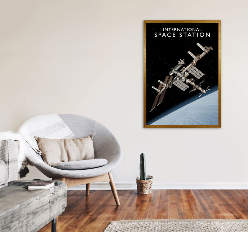 International Space Station by Richard O'Neill A1 Print Only
