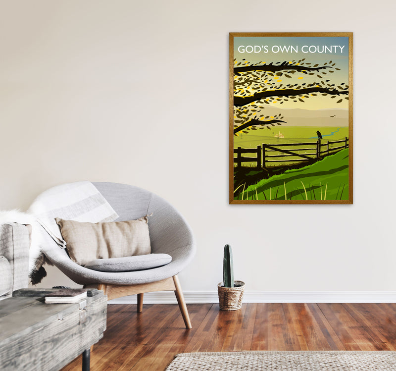 God's Own County Art Print by Richard O'Neill A1 Print Only