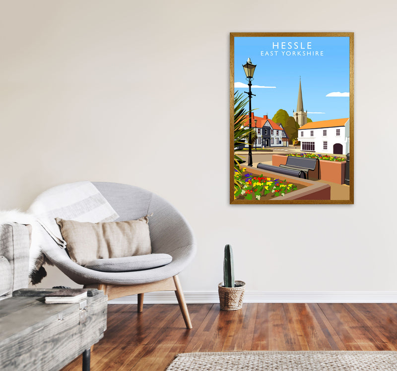 Hessle East Yorkshire Art Print by Richard O'Neill A1 Print Only