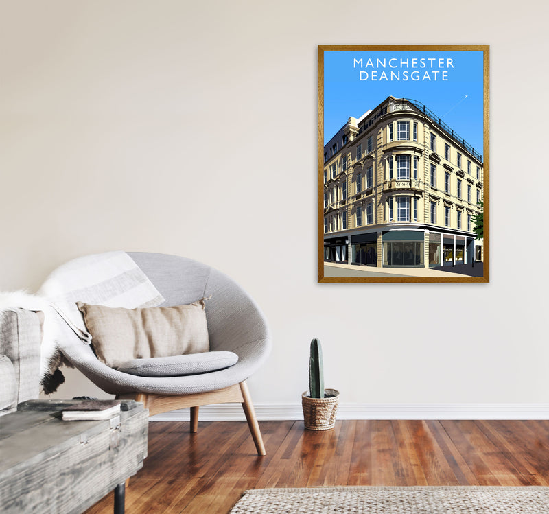 Manchester Deansgate (Portrait) by Richard O'Neill A1 Print Only
