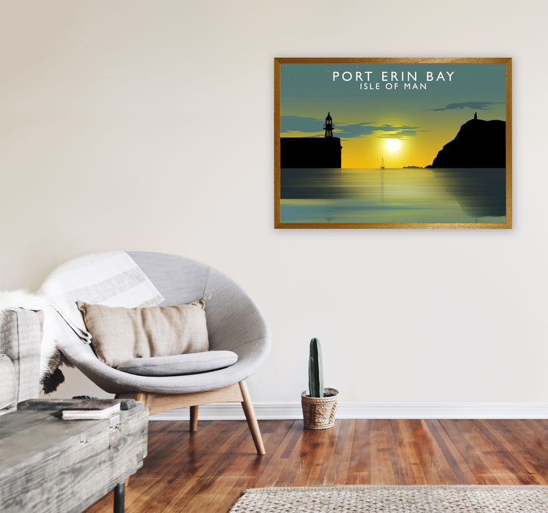 Port Erin Bay (Landscape) by Richard O'Neill A1 Print Only