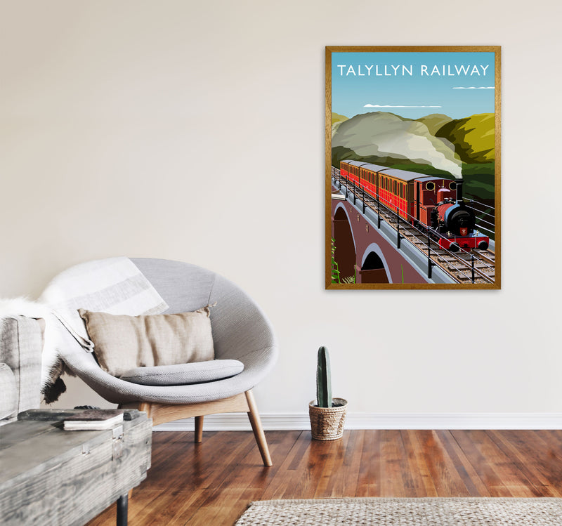 Talyllyn Railway (Portrait) by Richard O'Neill A1 Print Only