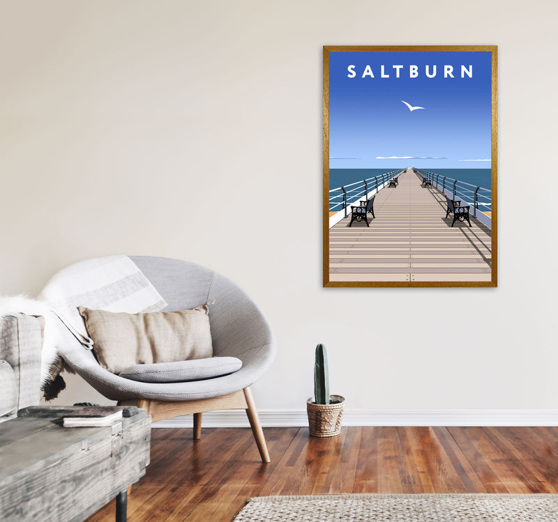 Saltburn Portrait by Richard O'Neill A1 Print Only