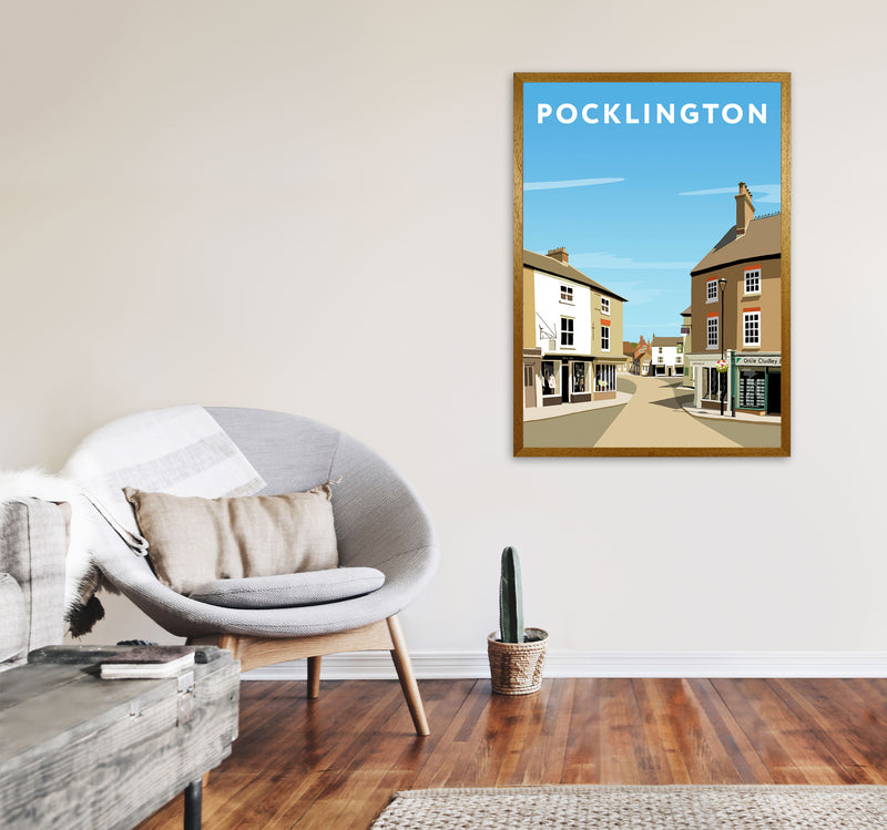 Pocklington Travel Art Print by Richard O'Neill, Framed Wall Art A1 Print Only