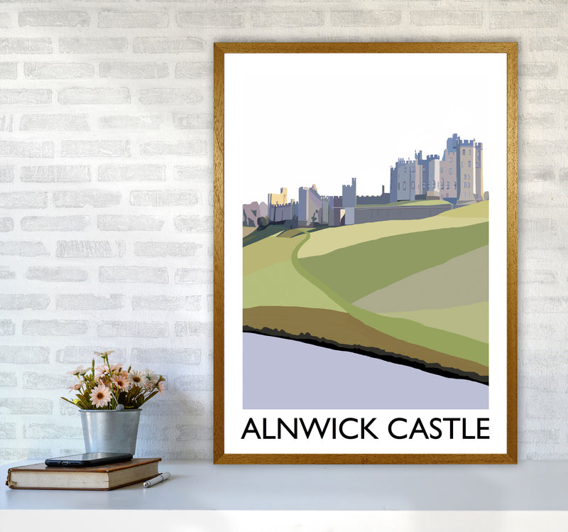 Alnwick Castle Portrait by Richard O'Neill A1 Print Only
