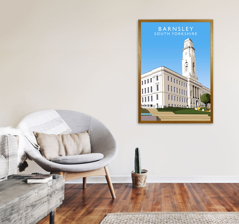 Barnsley South Yorkshire Art Print by Richard O'Neill A1 Print Only