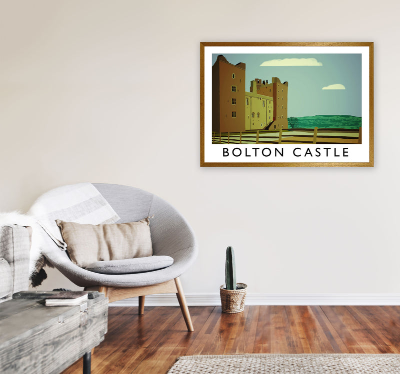 Bolton Castle Art Print by Richard O'Neill A1 Print Only