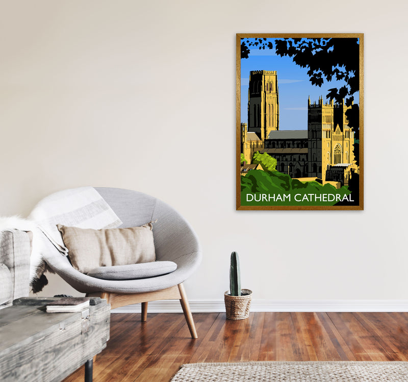 Durham Cathedral Portrait by Richard O'Neill A1 Print Only