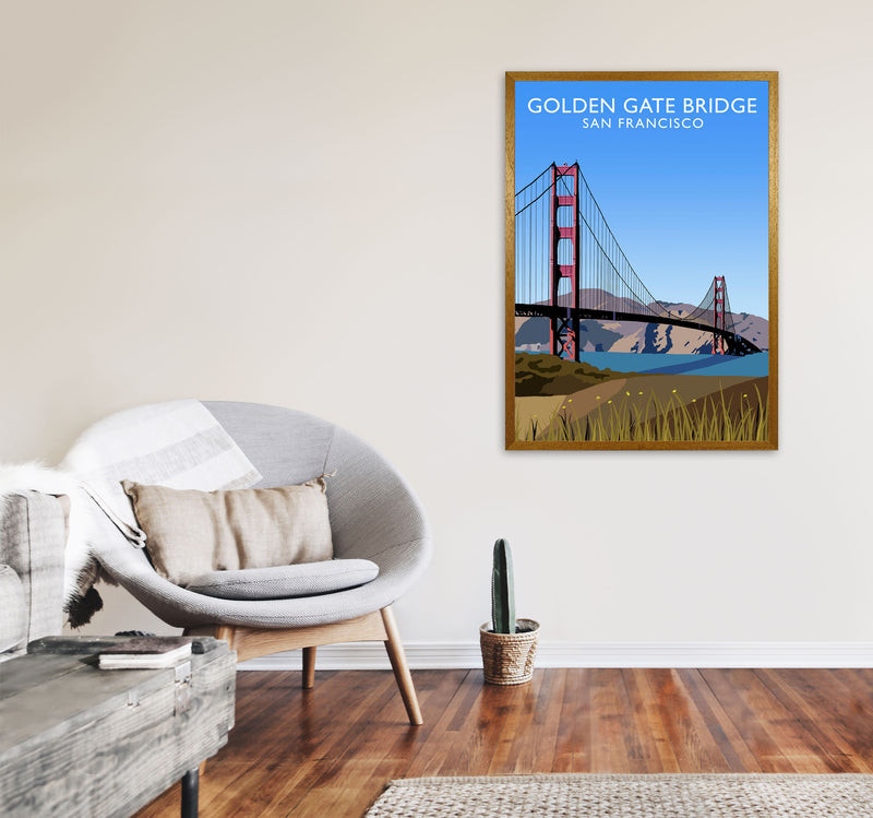 Golden Gate Bridge Portrait by Richard O'Neill A1 Print Only