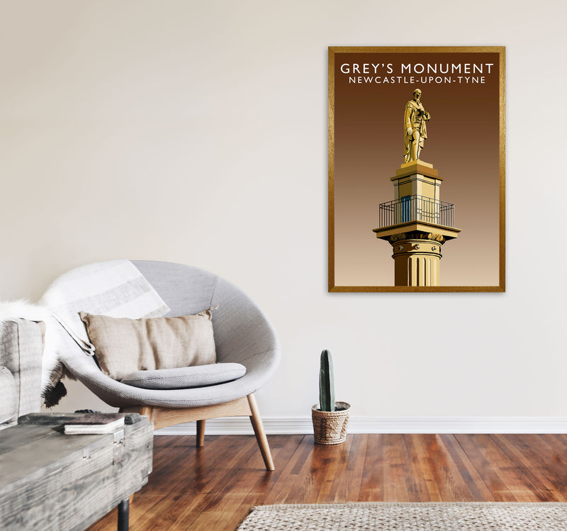 Grey's Monument by Richard O'Neill A1 Print Only