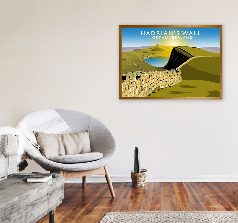 Hadrians Wall by Richard O'Neill A1 Print Only
