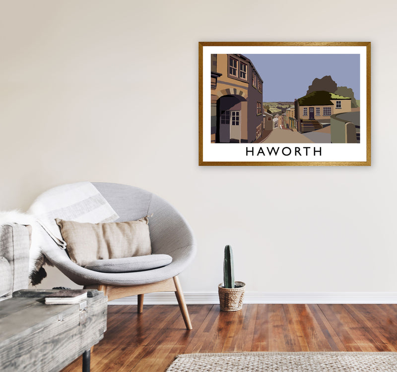 Haworth Framed Digital Art Print by Richard O'Neill A1 Print Only