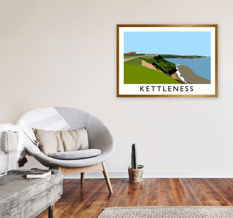 Kettleness Framed Digital Art Print by Richard O'Neill A1 Print Only