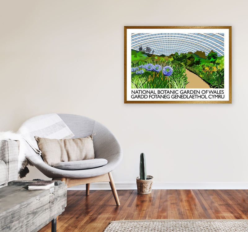 National Botanic Garden of Wales Travel Art Print by Richard O'Neill A1 Print Only