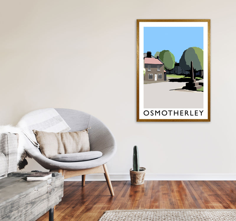 Osmotherley Travel Art Print by Richard O'Neill, Framed Wall Art A1 Print Only
