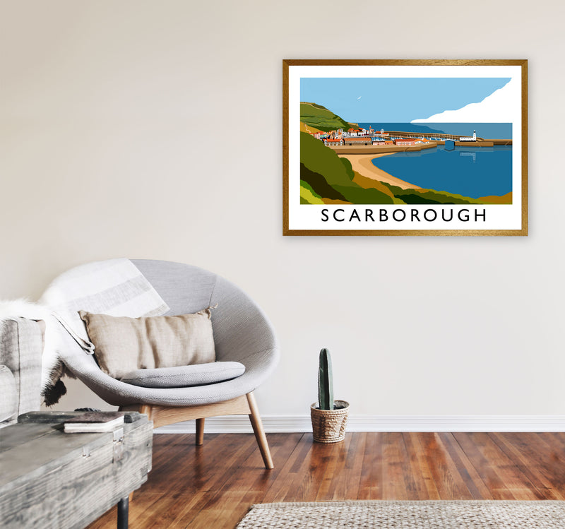 Scarborough Art Print by Richard O'Neill, Framed Wall Art A1 Print Only