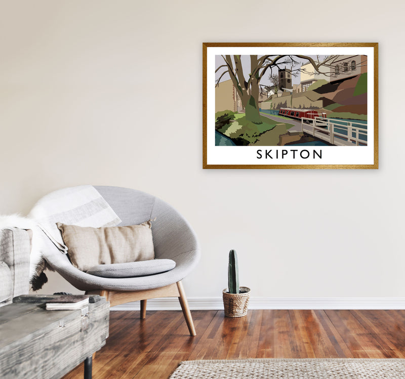 Skipton, North Yorkshire Travel Art Print by Richard O'Neill A1 Print Only