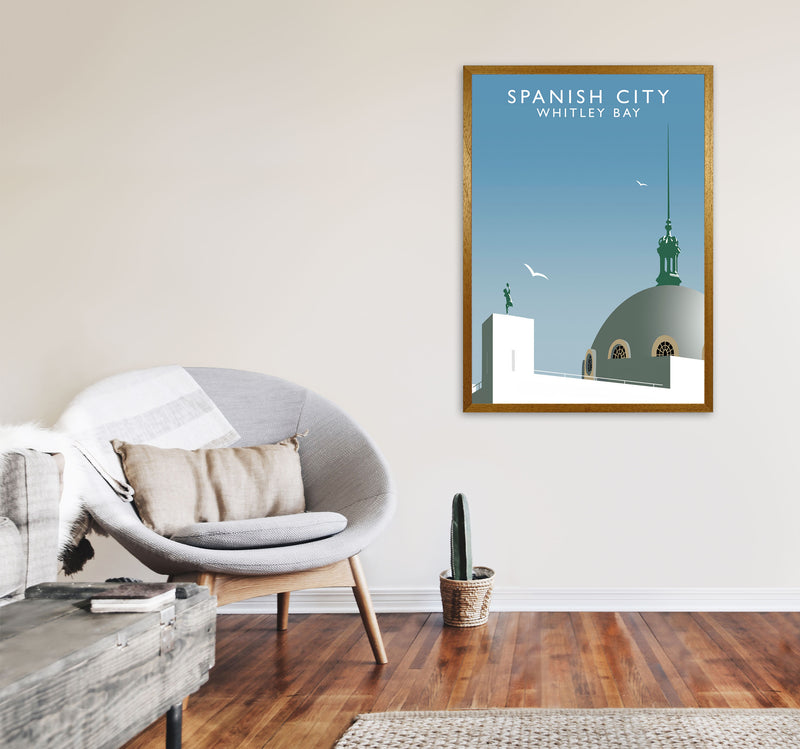 Spanish City Portrait by Richard O'Neill A1 Print Only